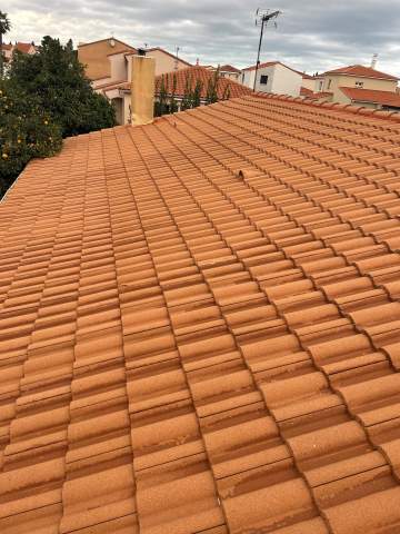 Traitement d'une toiture à Perpignan
